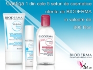 Castiga unul dintre cele cinci seturi de cosmetice BIODERMA in valoare totala de 800 RON!